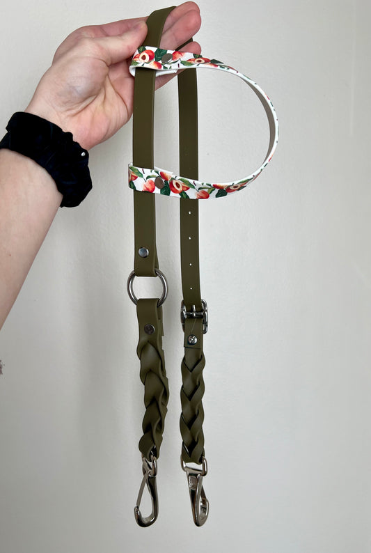 One-Ear Braided BioThane Headstall - Cob to Full Size – IN STOCK