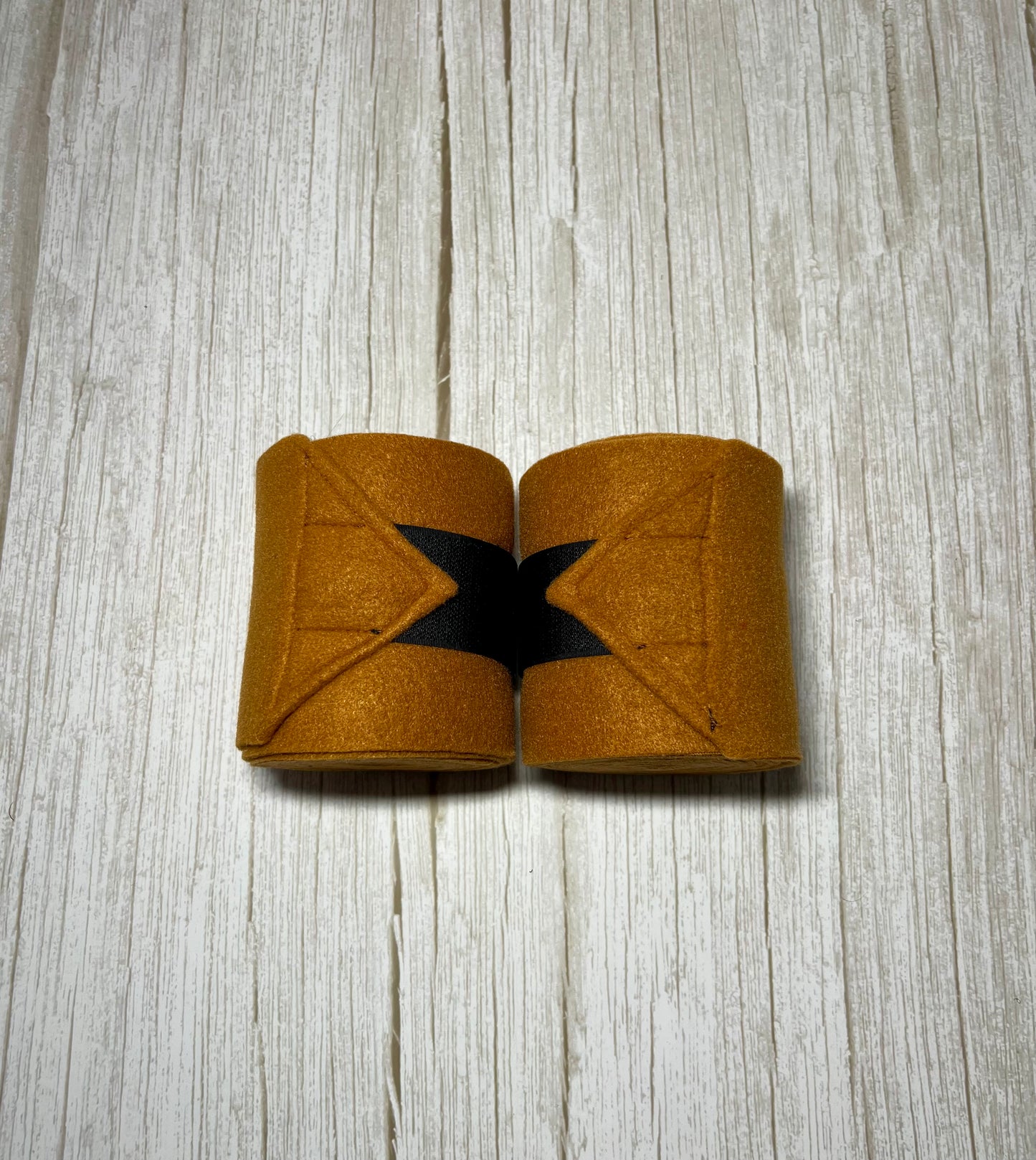 Set of 2 Horse Polo Wraps - Copper Brown