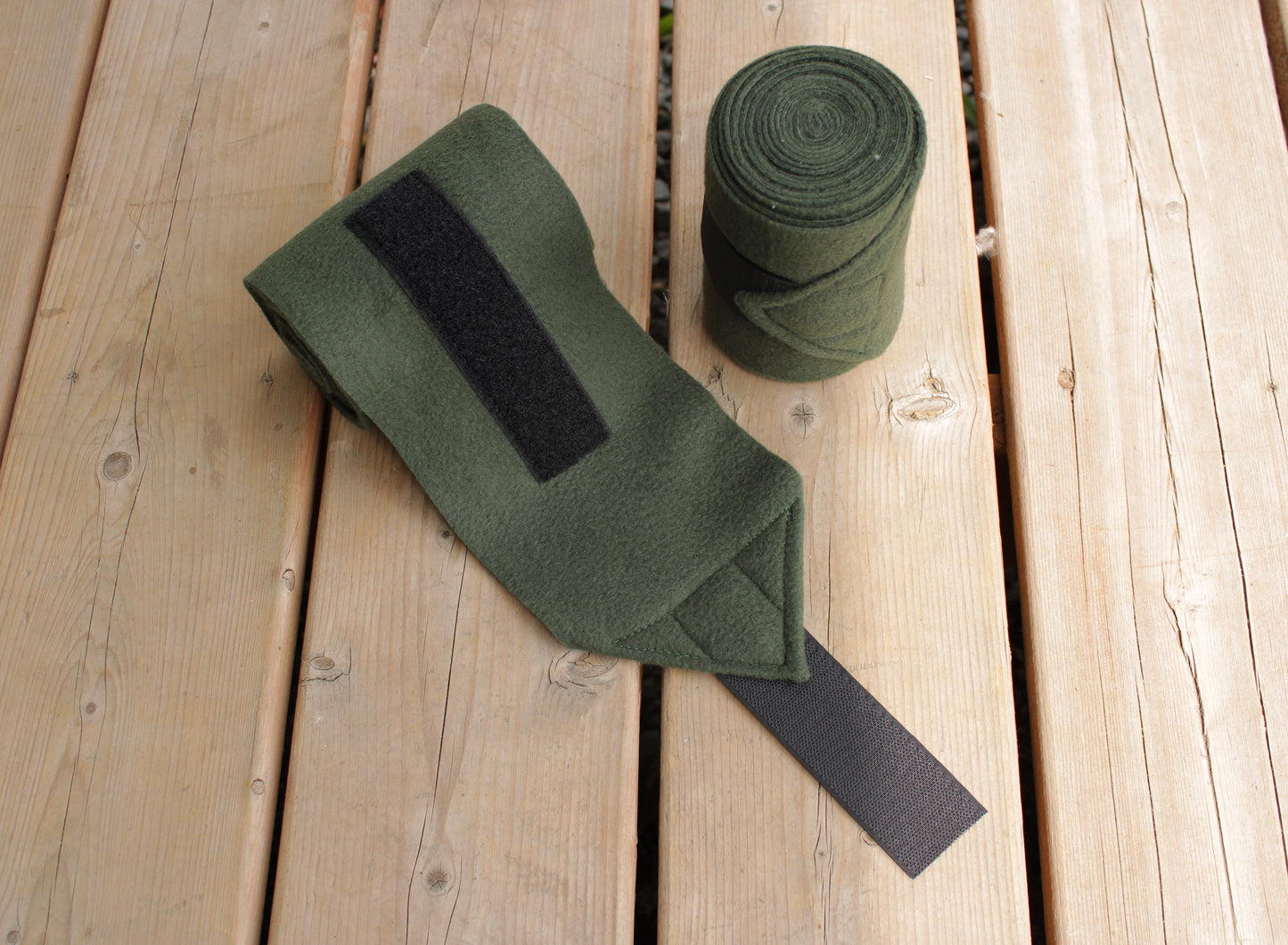 Set of 2 Horse Polo Wraps - Hunter Green