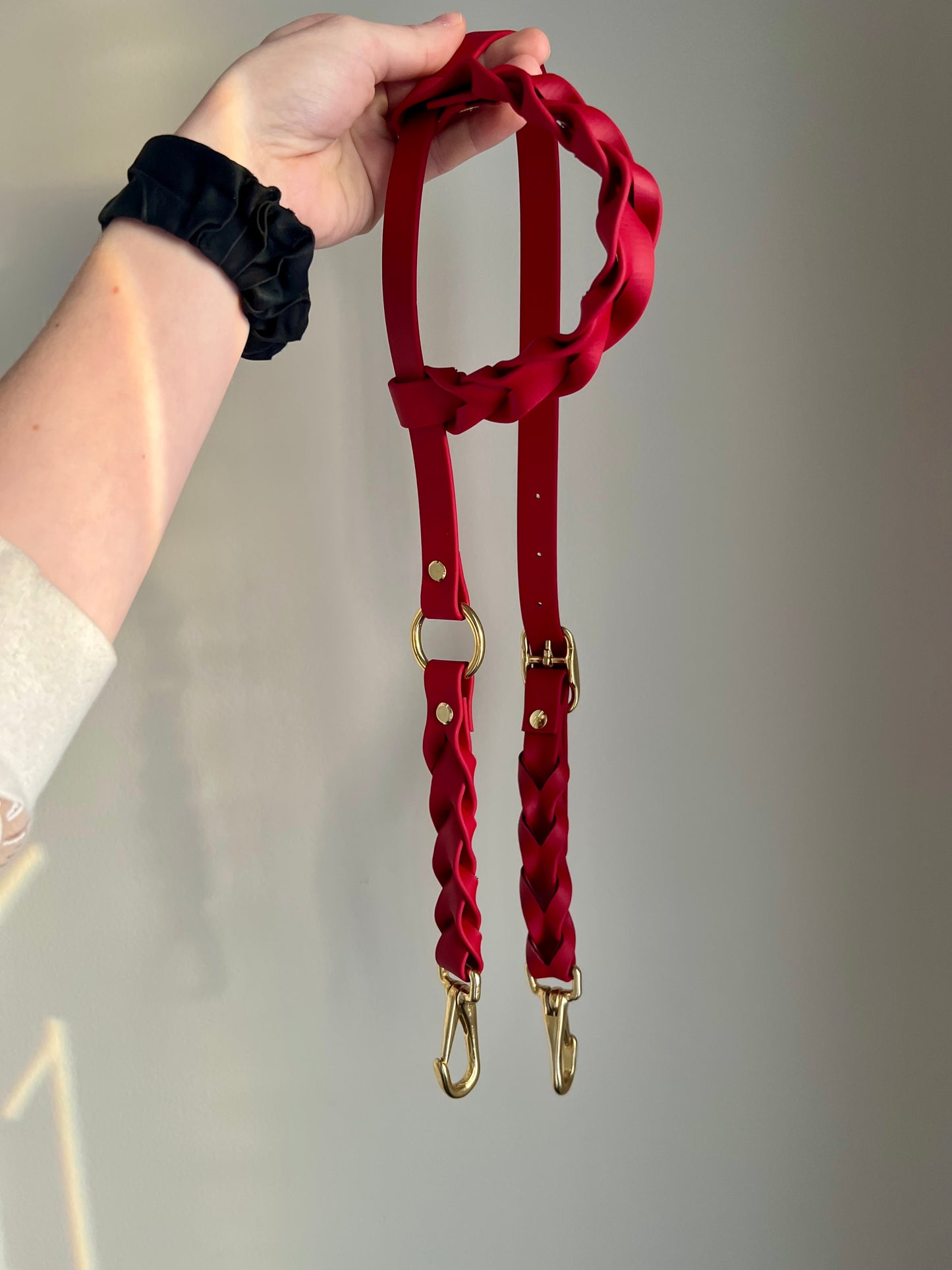 One-Ear Fully Braided BioThane Headstall – Cob to Full Size - IN STOCK