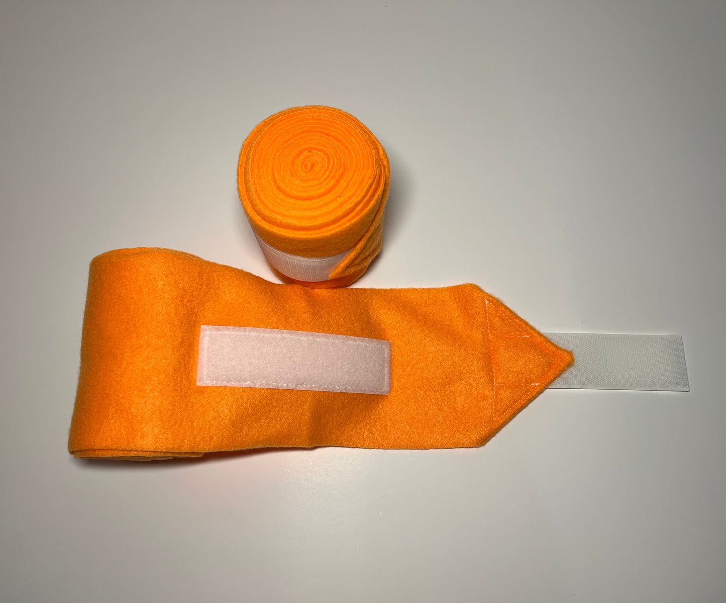 Set of 2 Horse Polo Wraps - Bright Orange