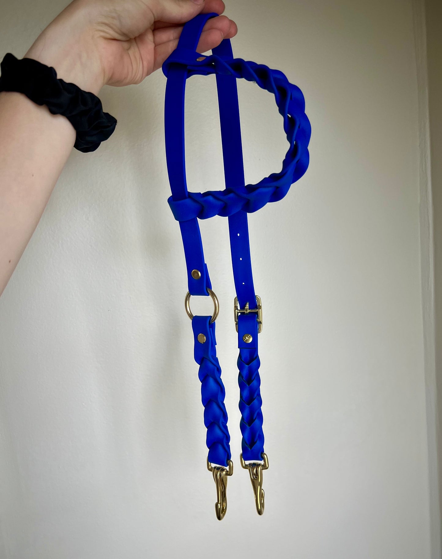 One-Ear Fully Braided Biothane Headstall – Cob to Full Size - Made to Order