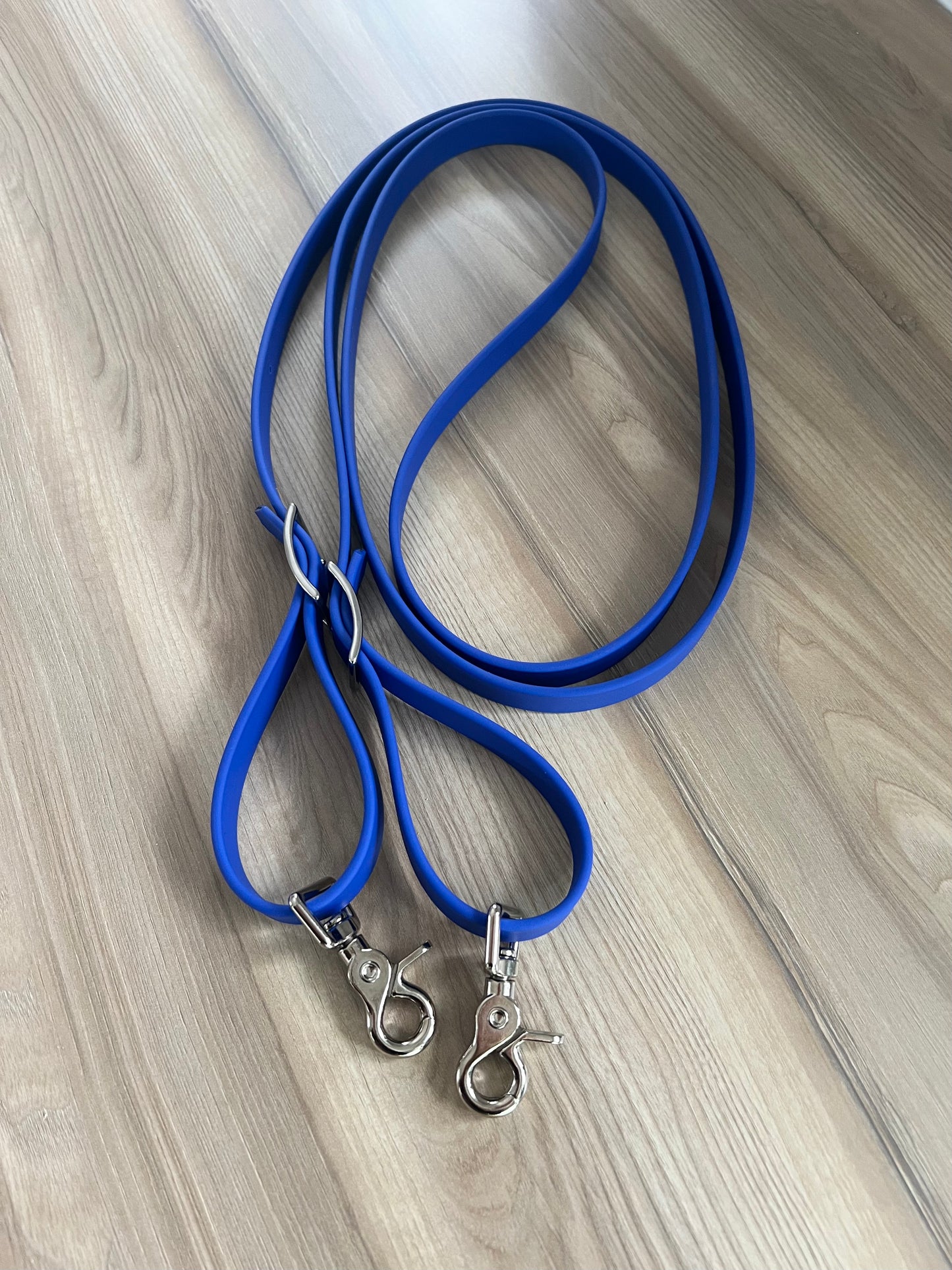 8ft Ajustable Reins Biothane Super Heavy *Made to order*