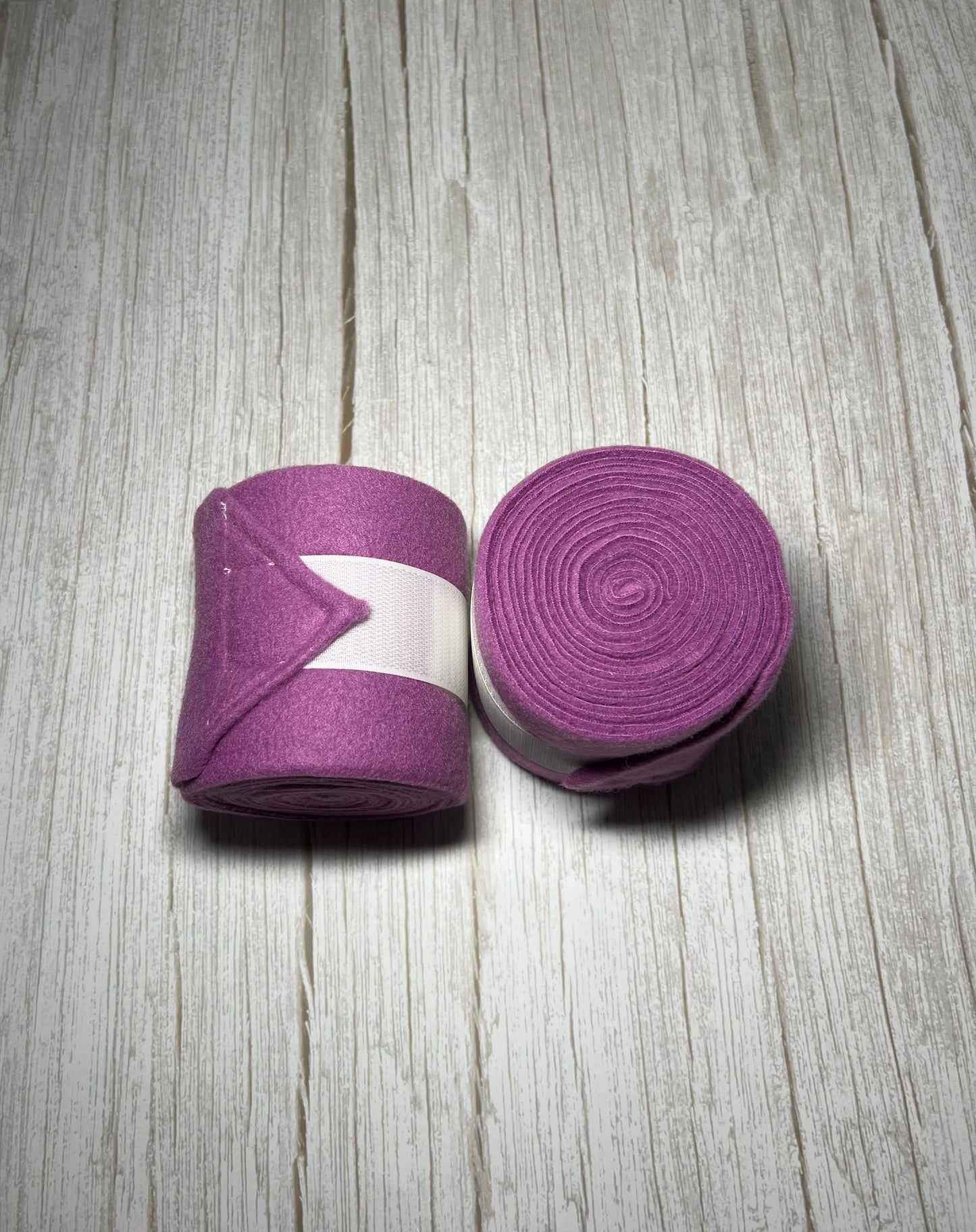 Set of 2 Horse Polo Wraps - Pearly Purple
