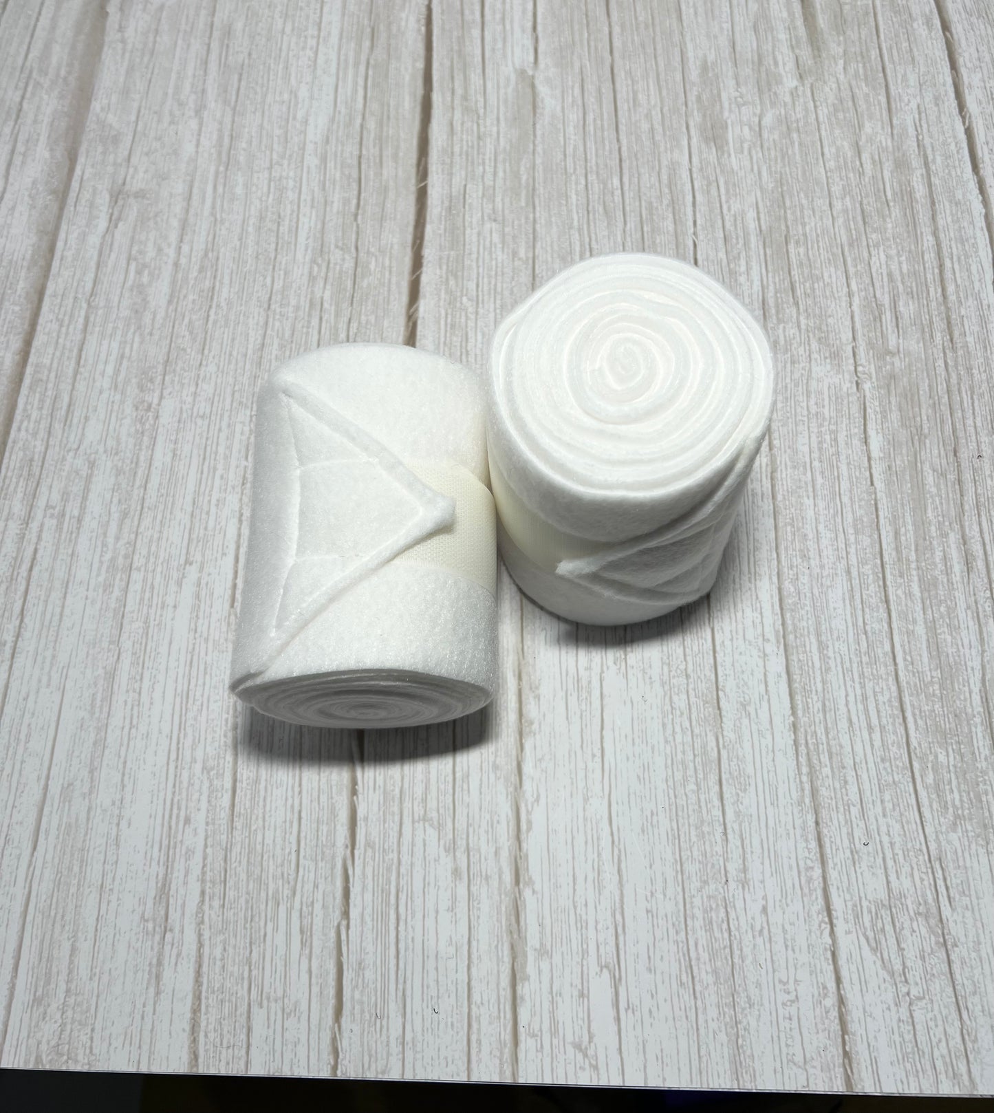 Set of 2 Horse Polo Wraps - White