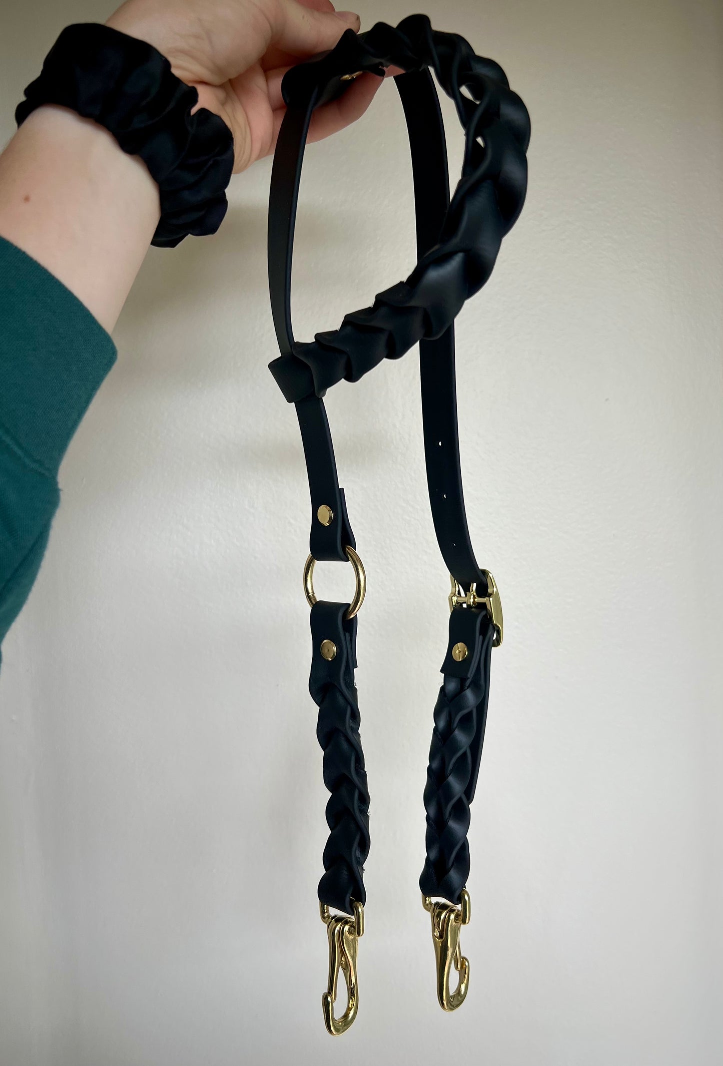 One-Ear Fully Braided Biothane Headstall – Cob to Full Size - Made to Order