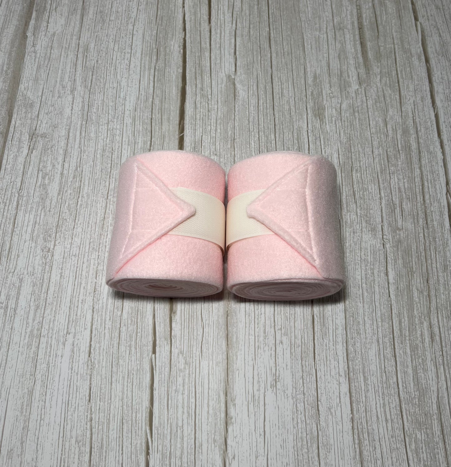 Set of 2 Horse Polo Wraps - Baby Pink
