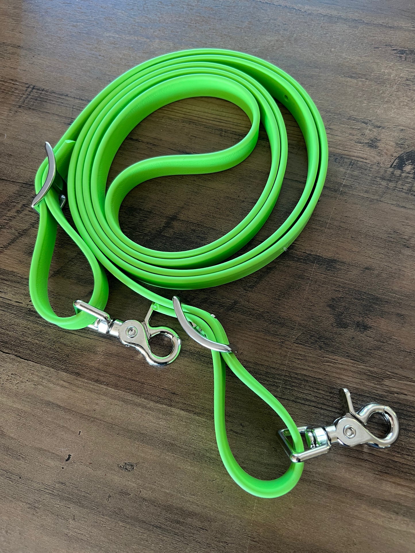 Rêne attachée en BioThane 3/4” *Fabriquée sur commande*