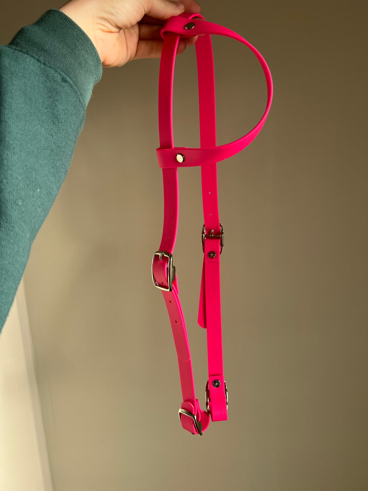 One-Ear BioThane Headstall – Cob to Full Size - IN STOCK