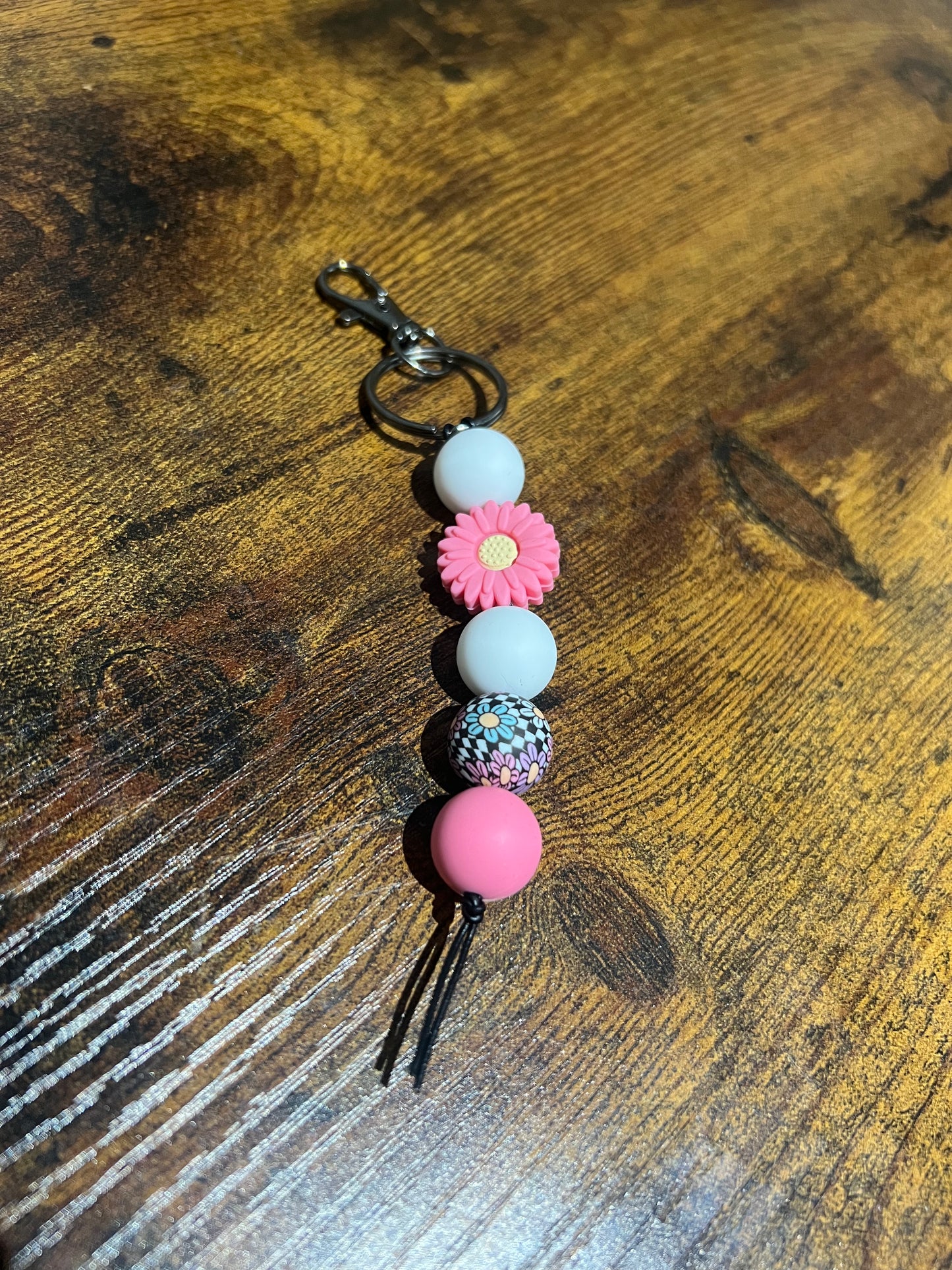 Silicone Bead Keychain