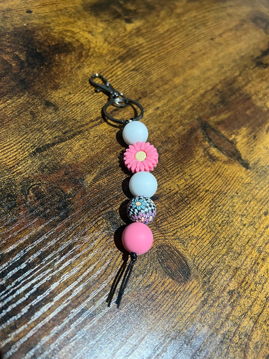 Silicone Bead Keychain