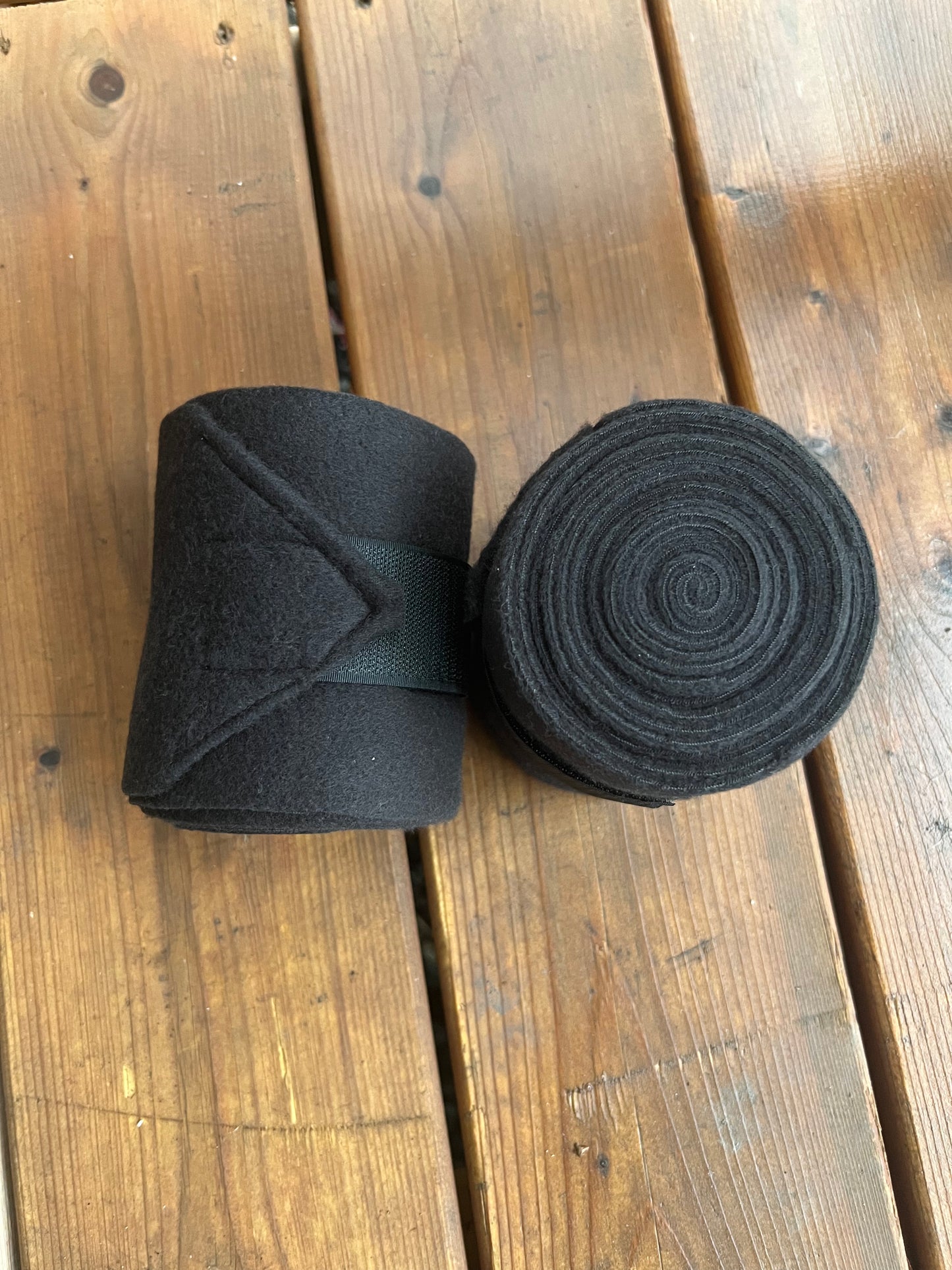Set of 2 Horse Polo Wraps - Black