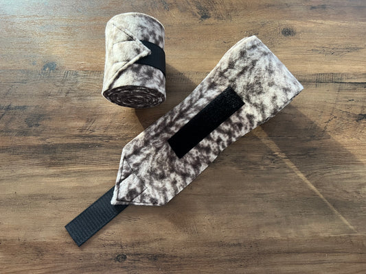 Set of 2 Horse Polo Wraps - Wild Brown