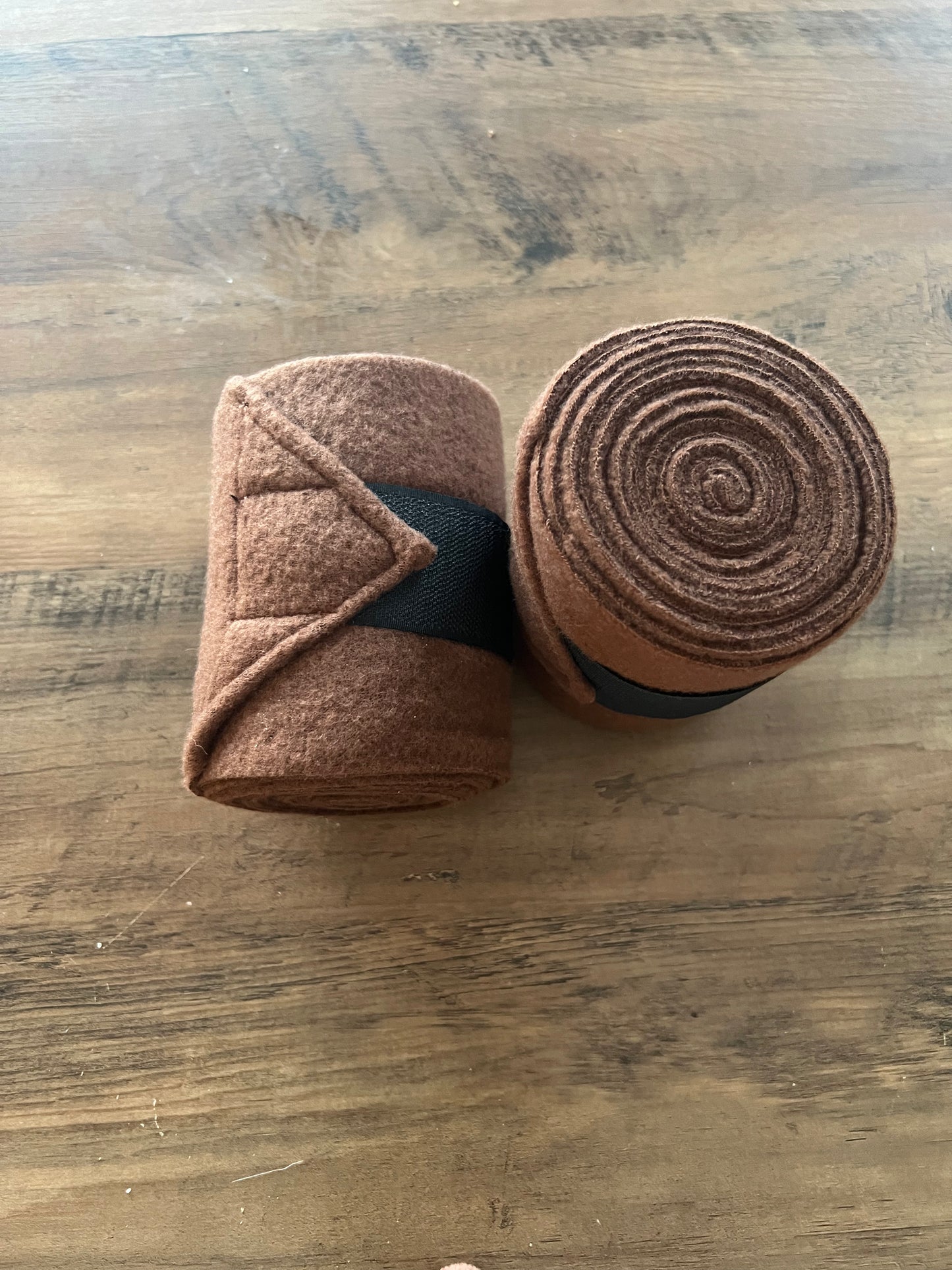 Set of 2 Horse Polo Wraps - Brown