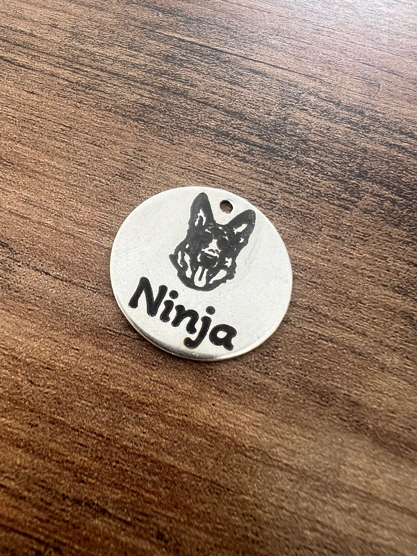 Custom Engraved Small Stainless Tag
