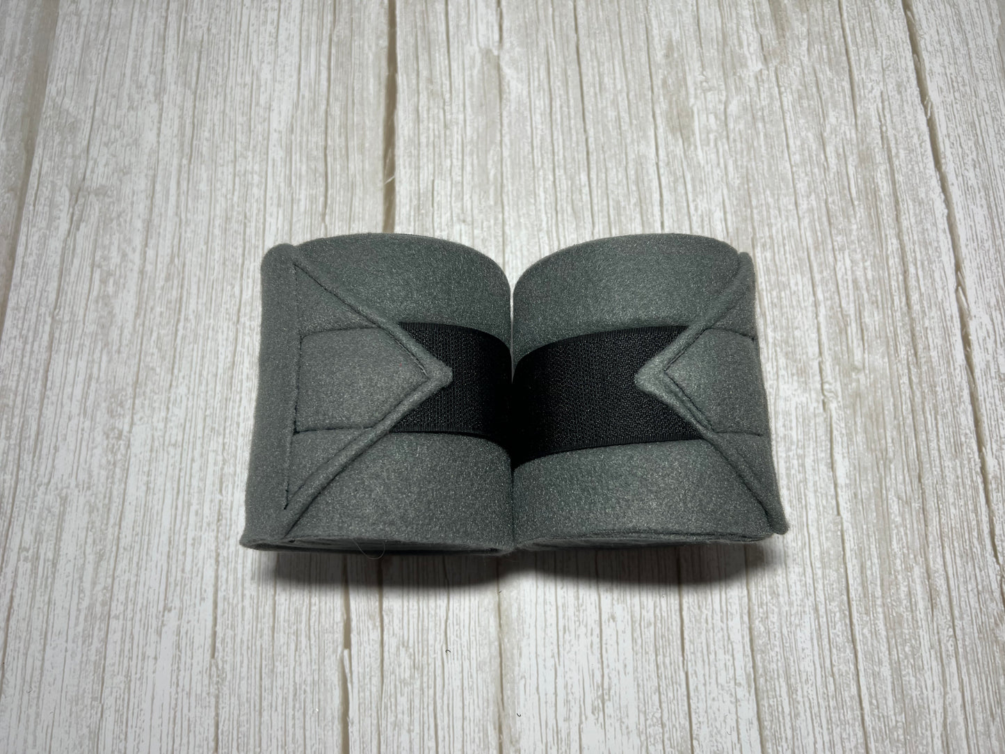 Set of 2 Horse Polo Wraps - Charcoal Grey
