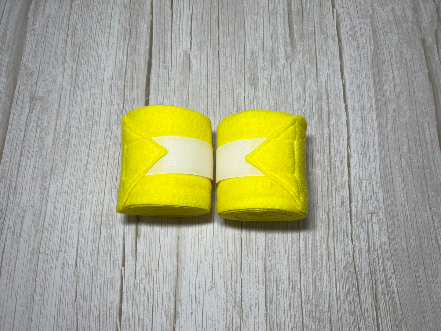 Set of 2 Horse Polo Wraps - Yellow