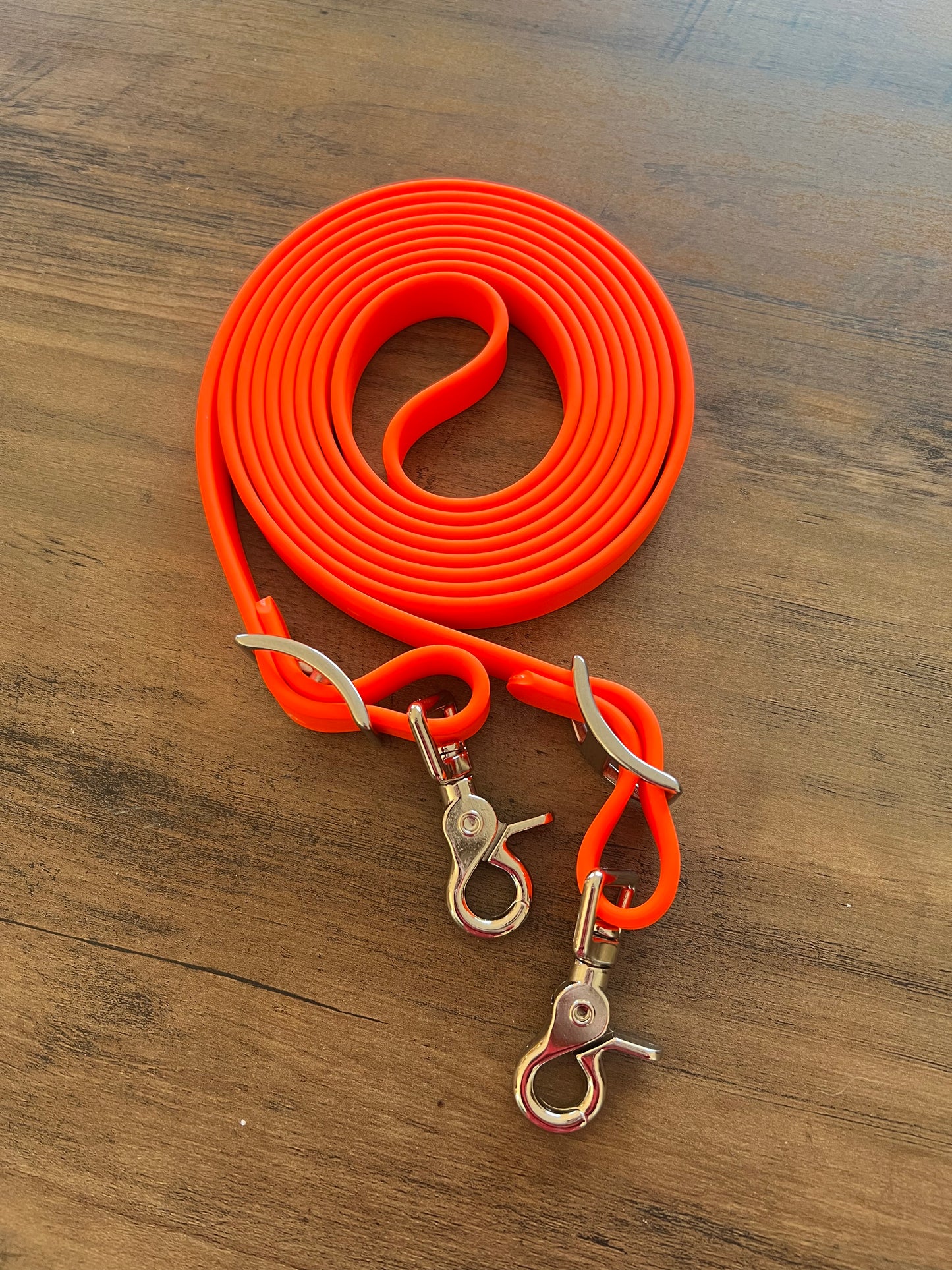Rêne attachée en BioThane 3/4” *Fabriquée sur commande*