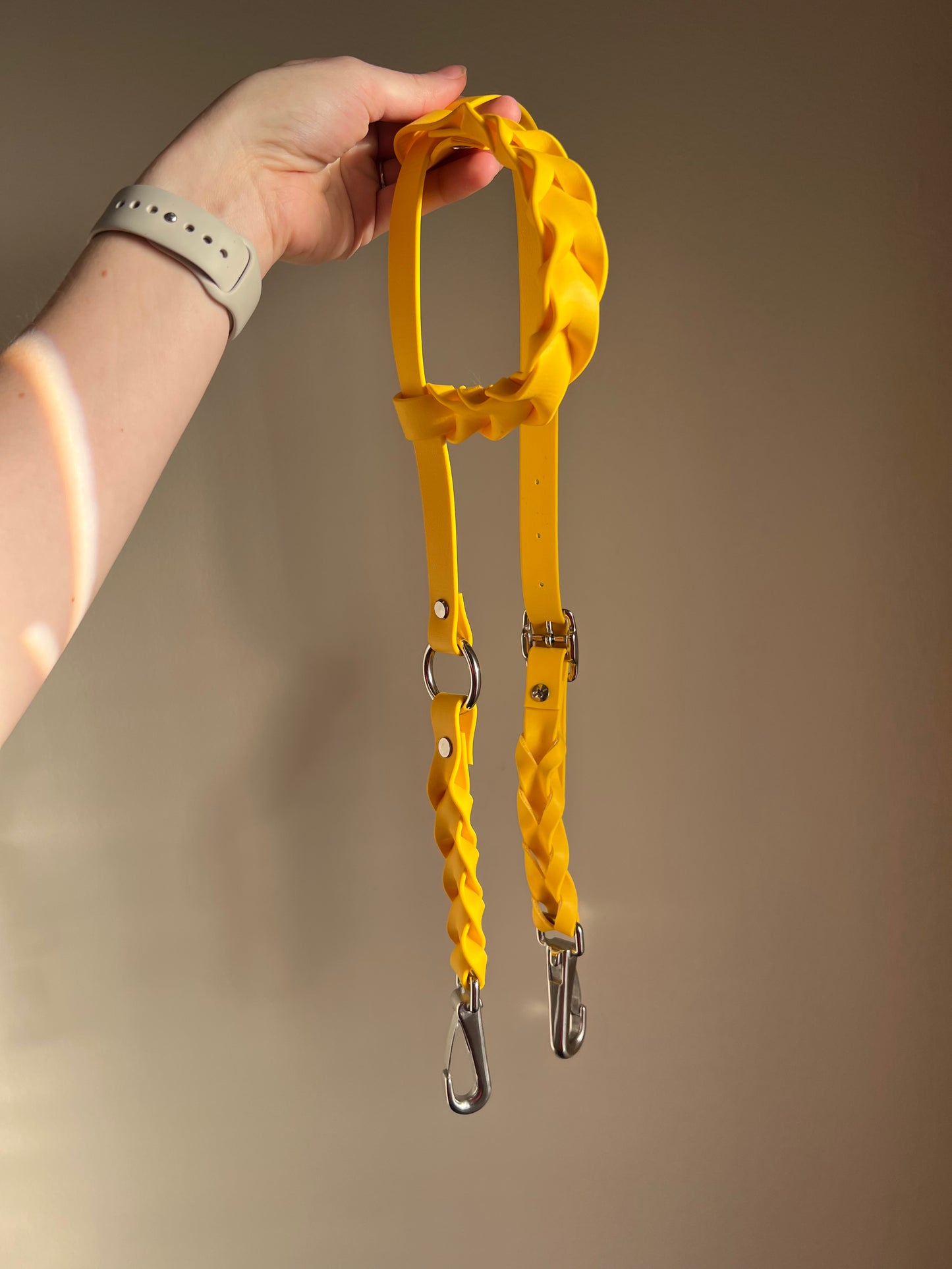 One-Ear Fully Braided BioThane Headstall – MaRivale Standard *Made to Order*