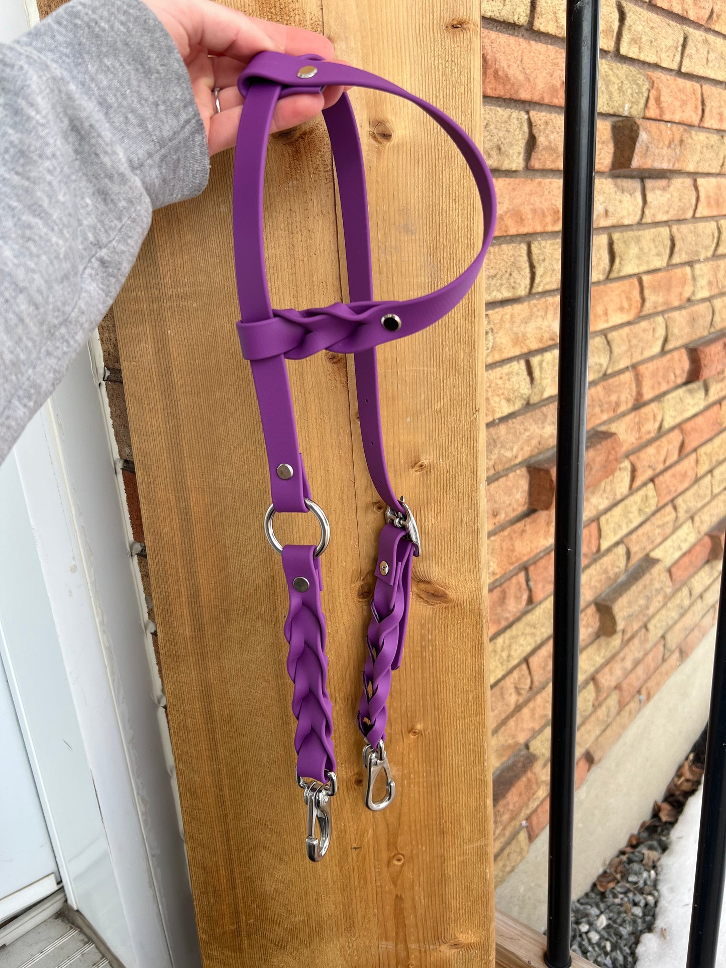 One-Ear Braided BioThane Headstall – MaRivale Standard - IN STOCK