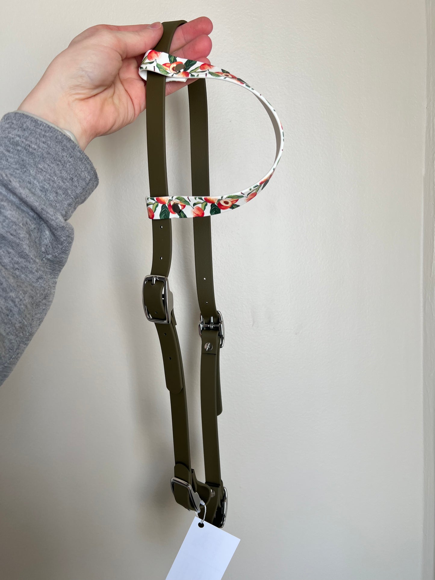 One-Ear Printed Biothane Headstall – MaRivale Standard - IN STOCK