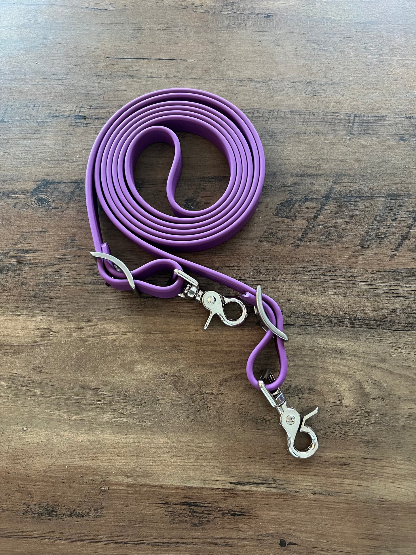 Rêne attachée en BioThane 3/4” *Fabriquée sur commande*