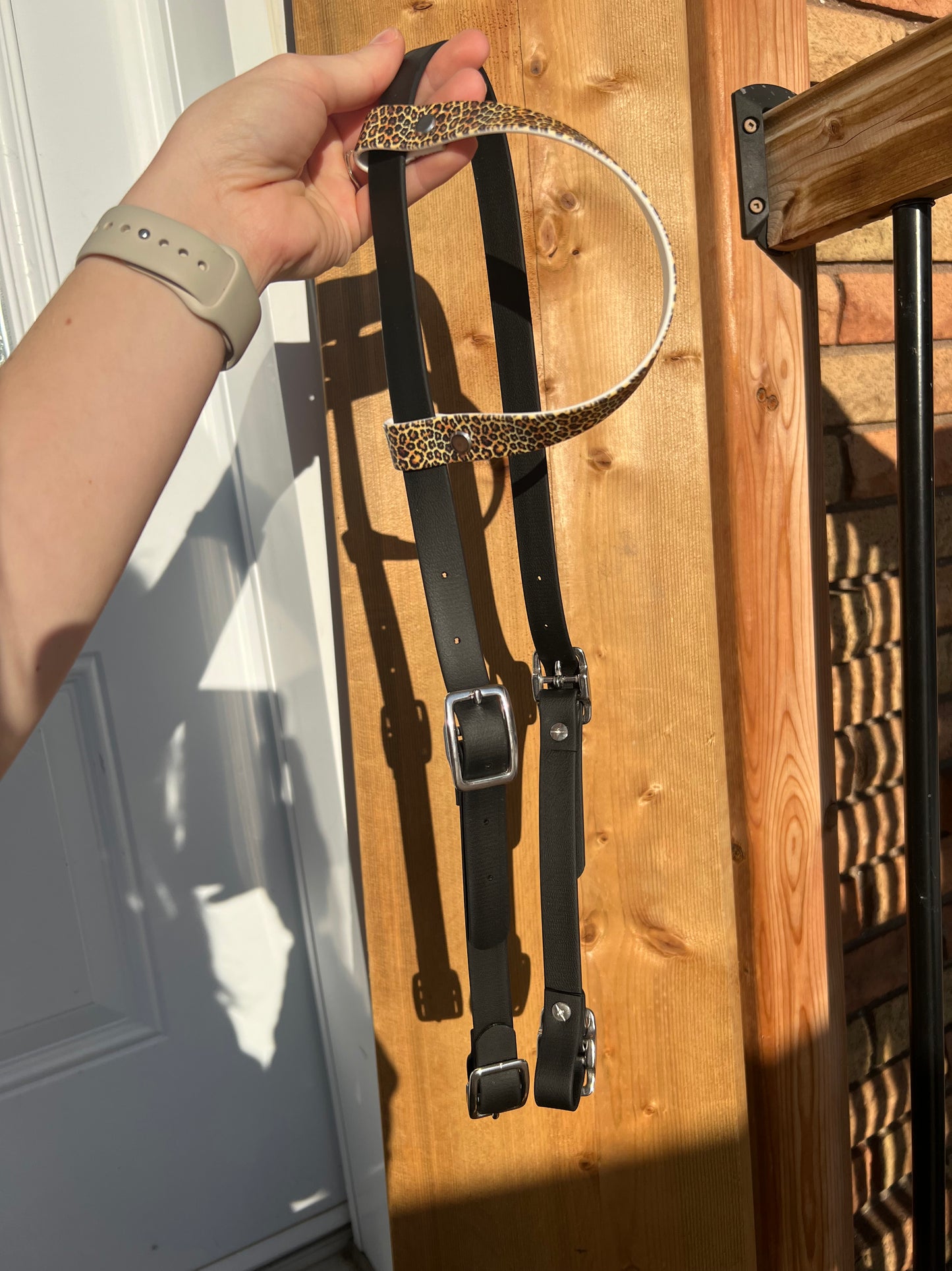 One-Ear Printed Biothane Headstall – MaRivale Standard - IN STOCK