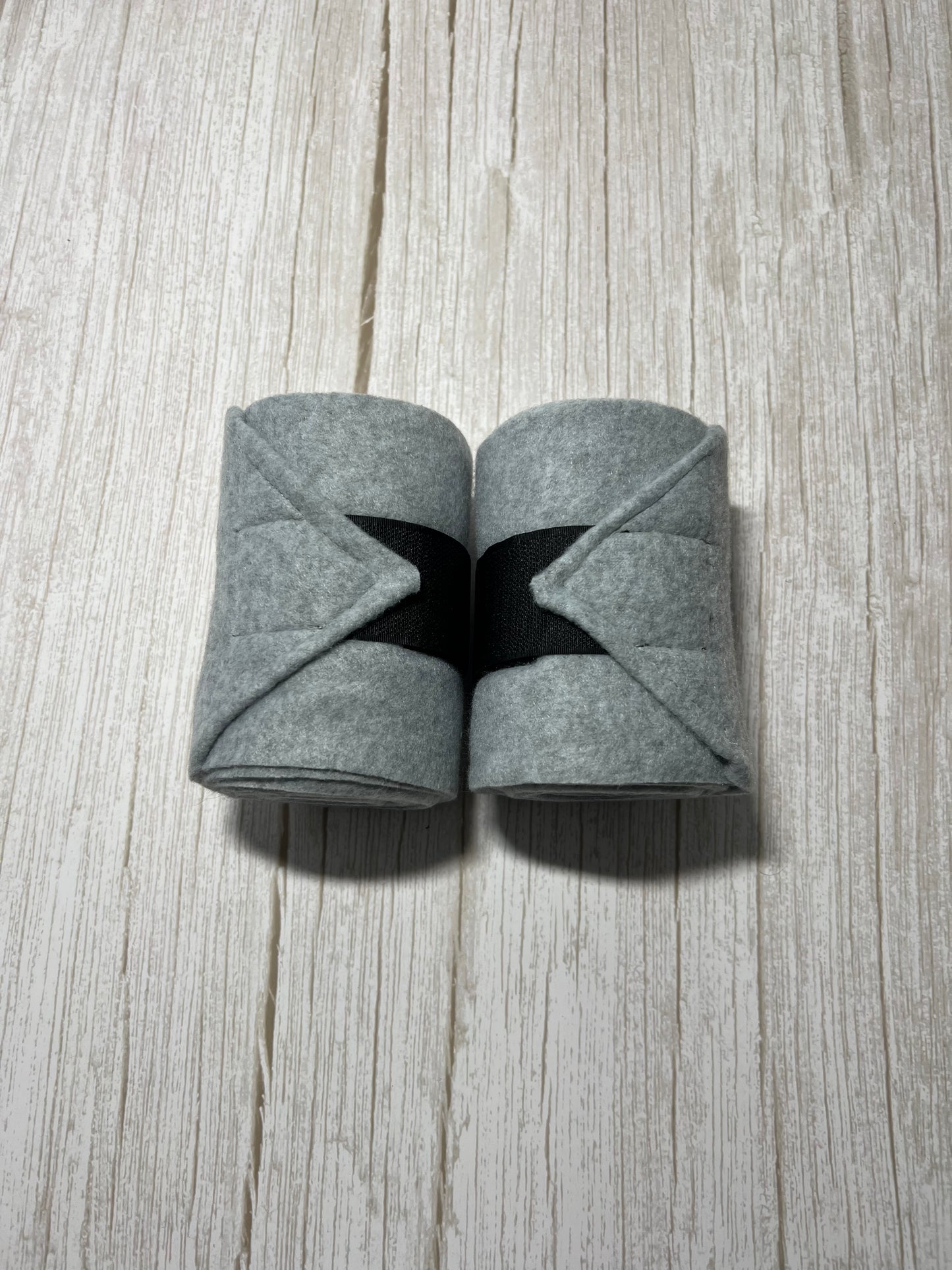 IMPERFECTS - Set of 2 Horse Polo Wraps - Sweater Grey