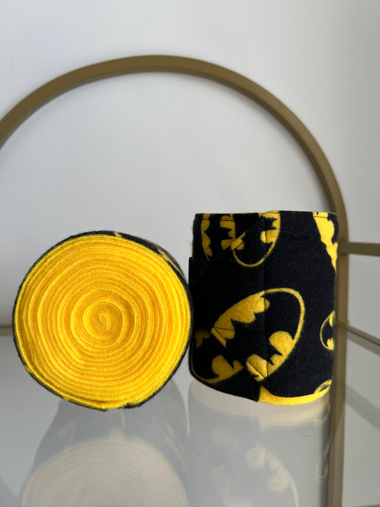 Lot de 2 polos pour chevaux - Noir avec Batman