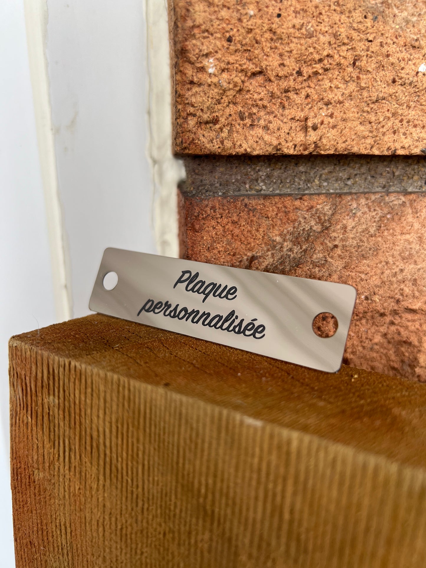 Plaque de nom personnalisée gravée pour licou | Gravure laser