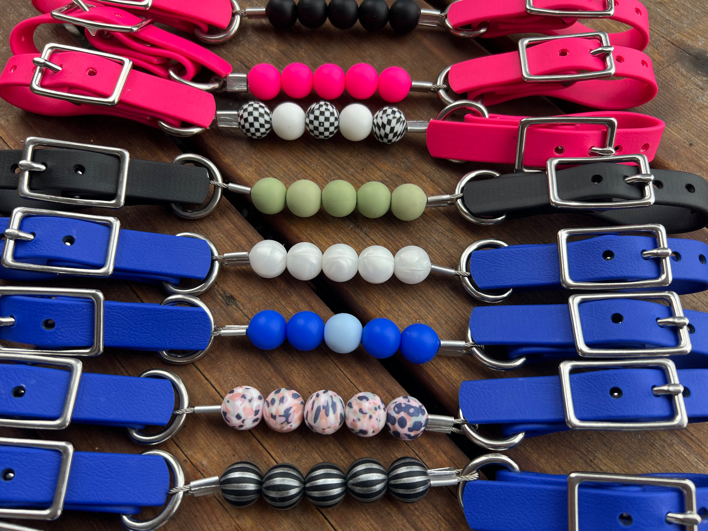 Beaded Silicone Curb Strap with BioThane