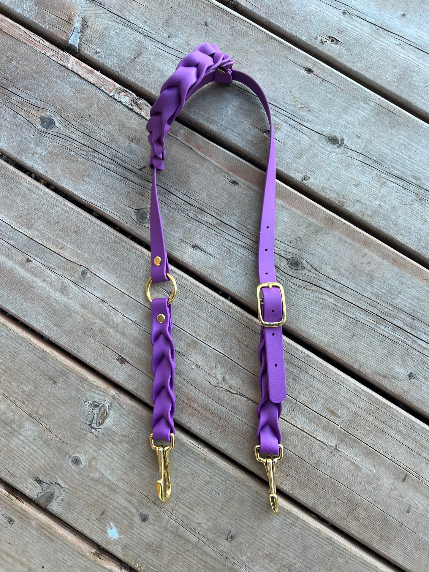One-Ear Braided BioThane Headstall – MaRivale Standard - IN STOCK