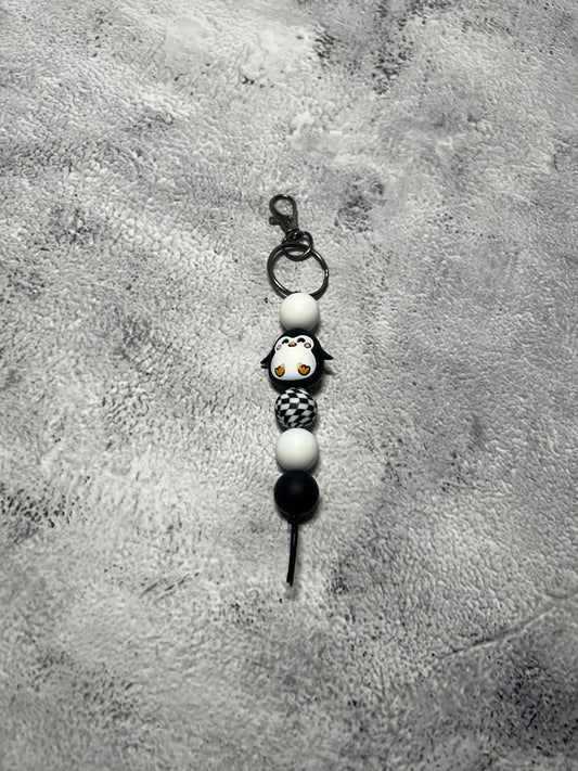 Porte-clés en billes de silicone