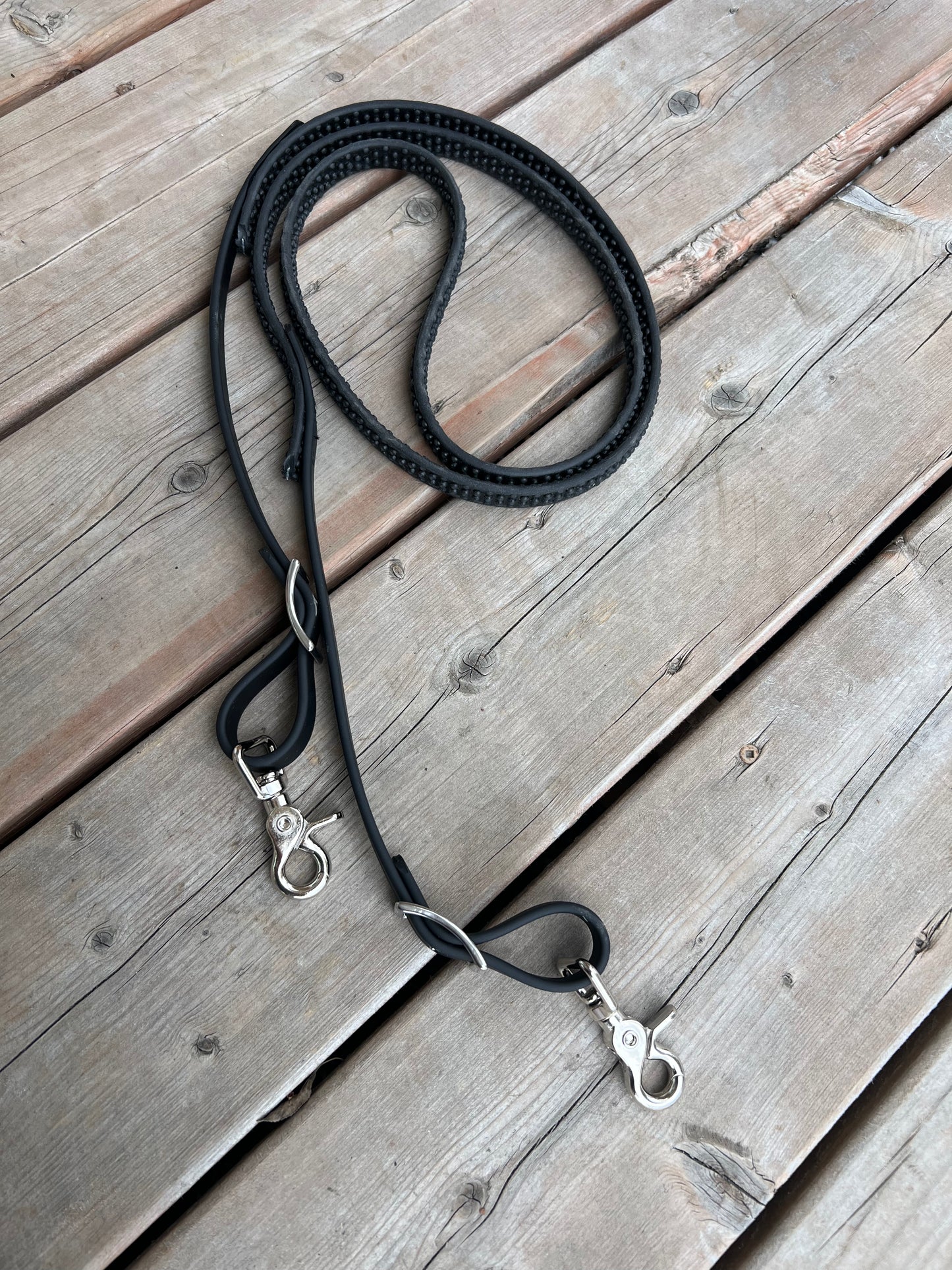 Rêne ajustable BioThane 5/8” avec Super Grip *Fabriquée sur commande*