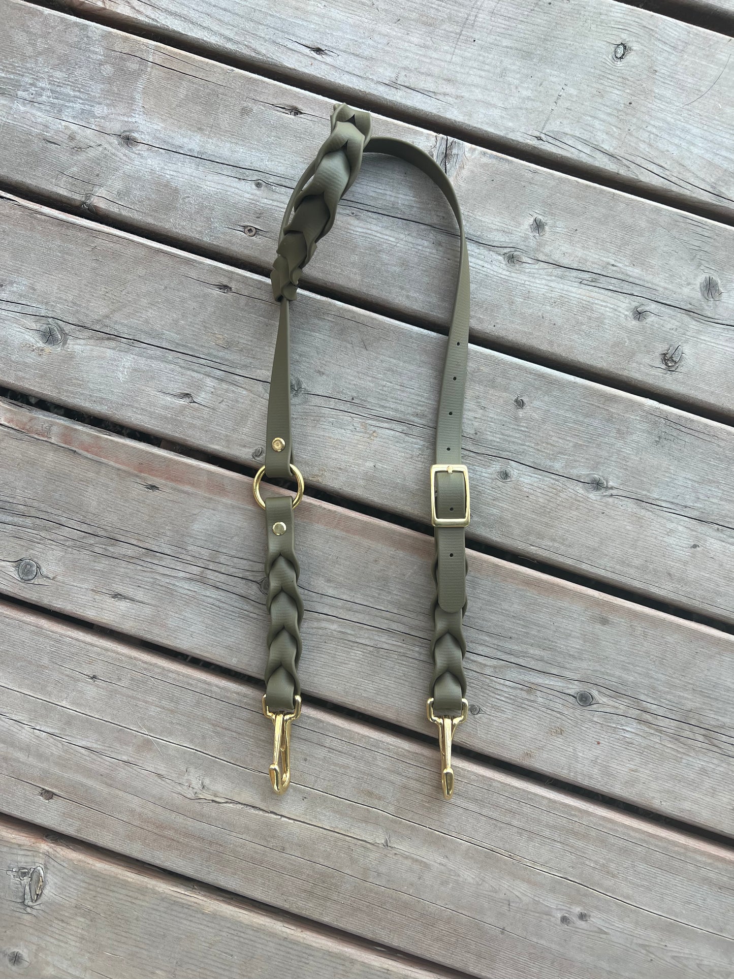 One-Ear Braided BioThane Headstall – MaRivale Standard - IN STOCK