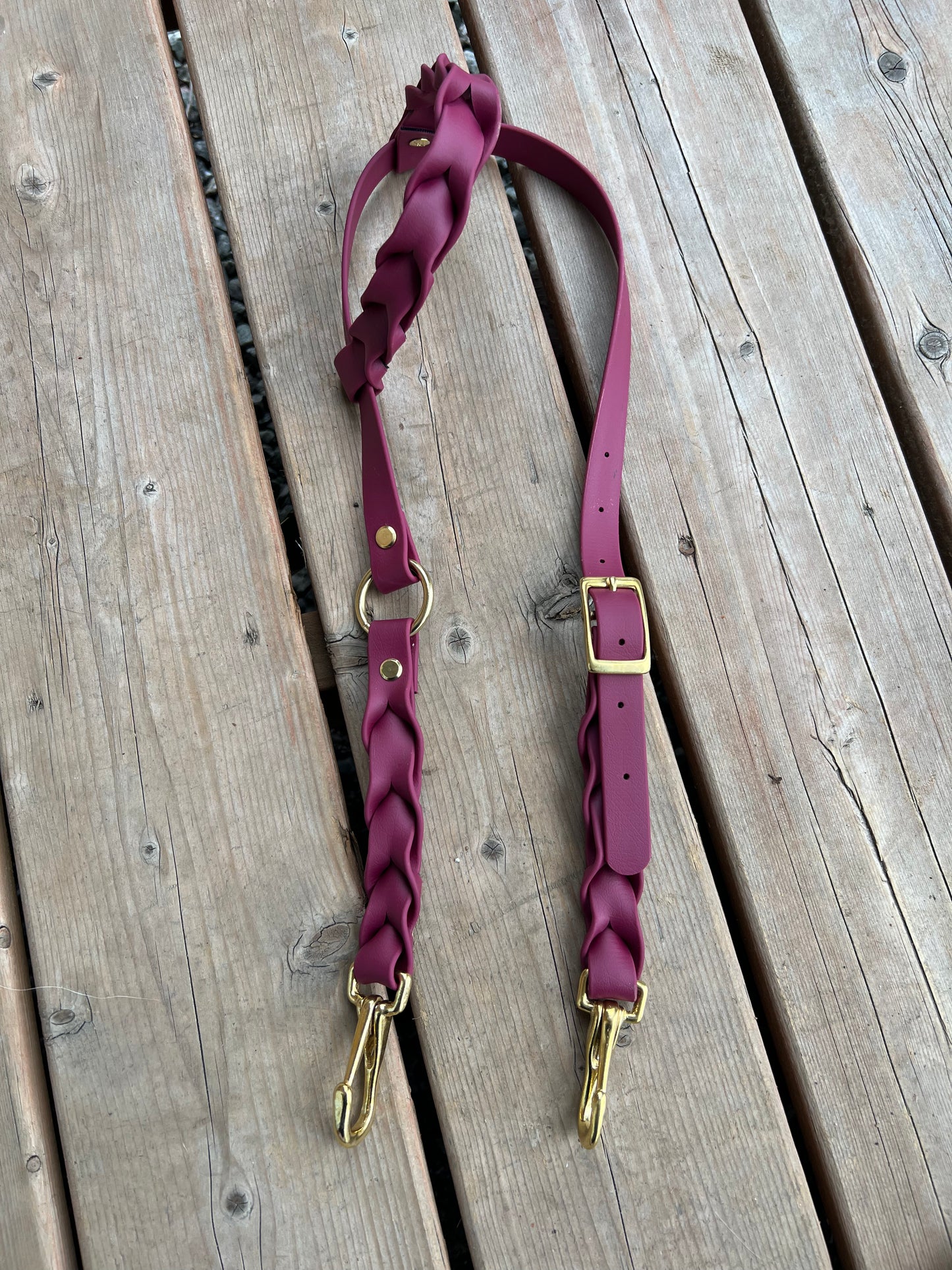 One-Ear Fully Braided BioThane Headstall – MaRivale Standard *Made to Order*
