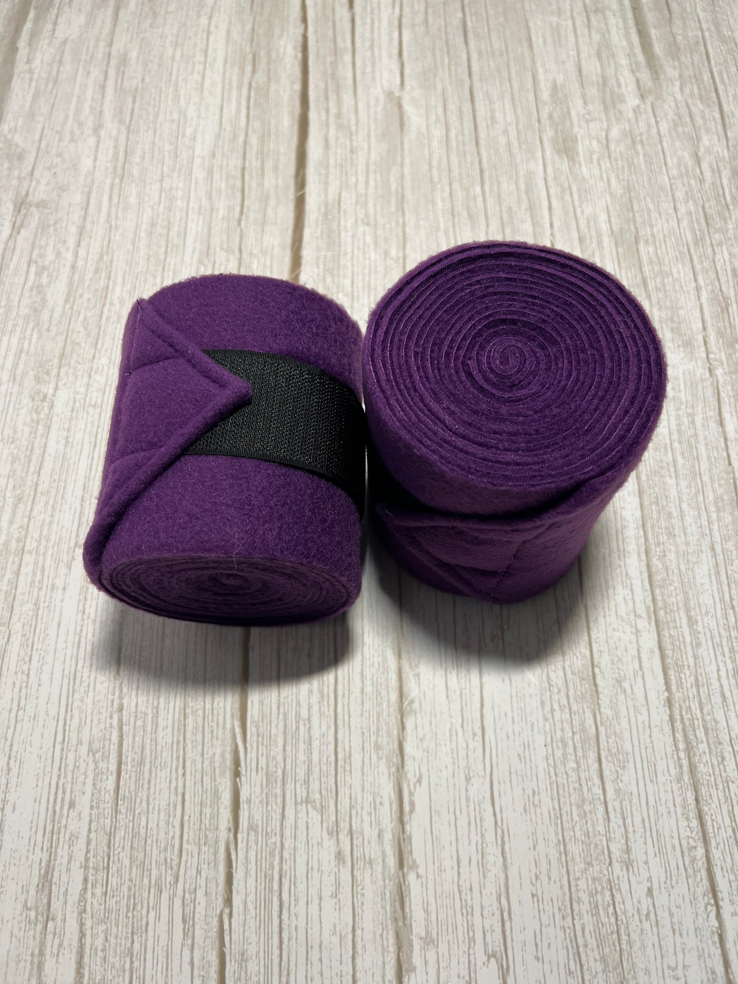 Set of 2 Horse Polo Wraps - Purple