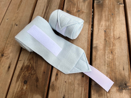 Lot de 2 polos pour chevaux - Bleu pâle