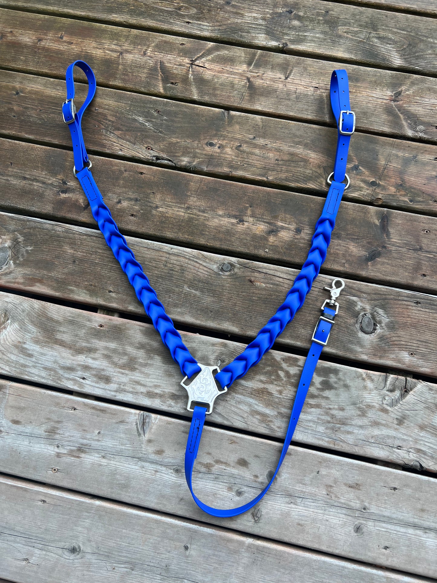 Bricole tressée en BioThane - MaRivale Signature - *Fabriquée sur commande*