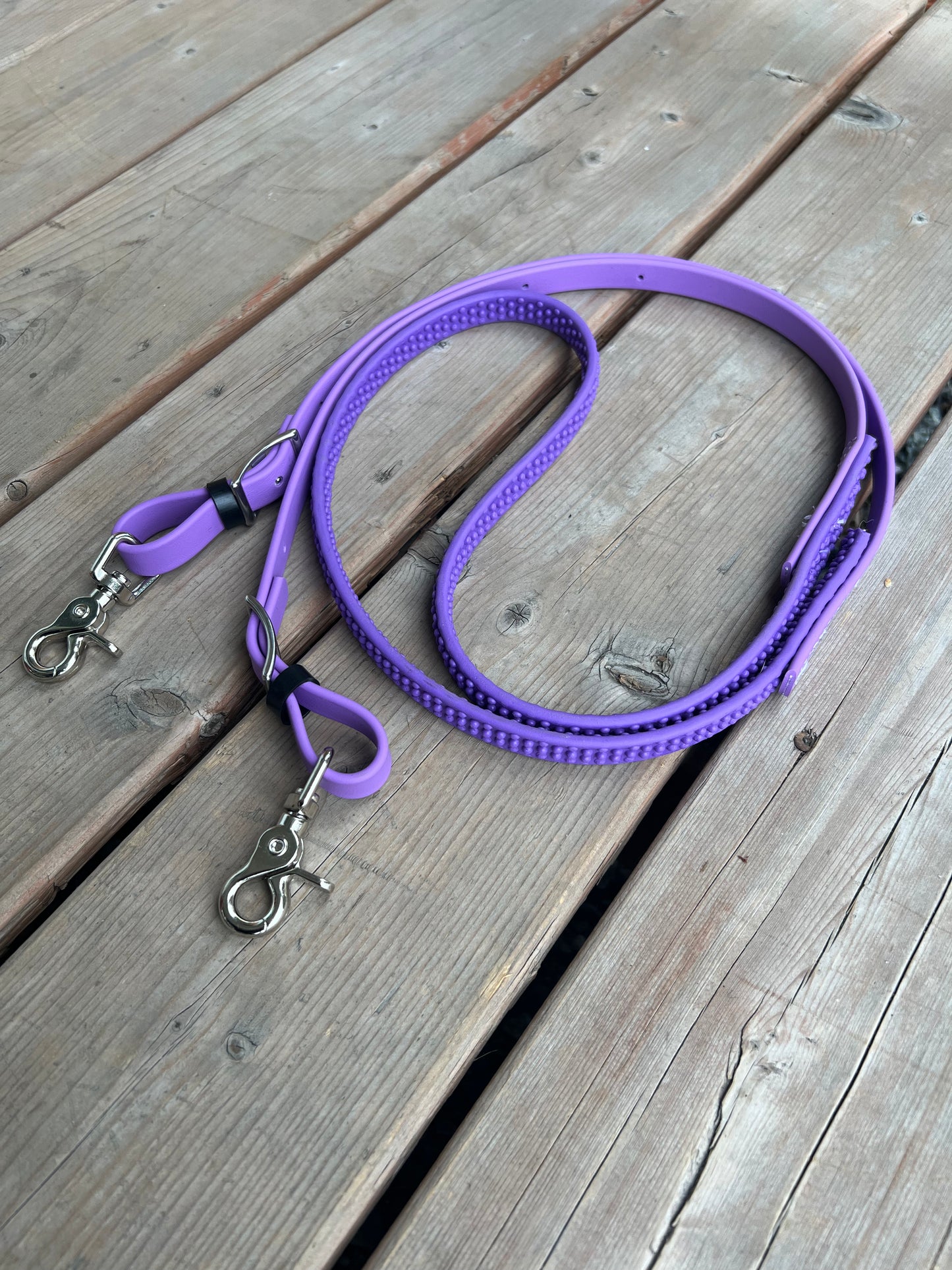 Rêne ajustable BioThane 5/8” avec Super Grip *Fabriquée sur commande*