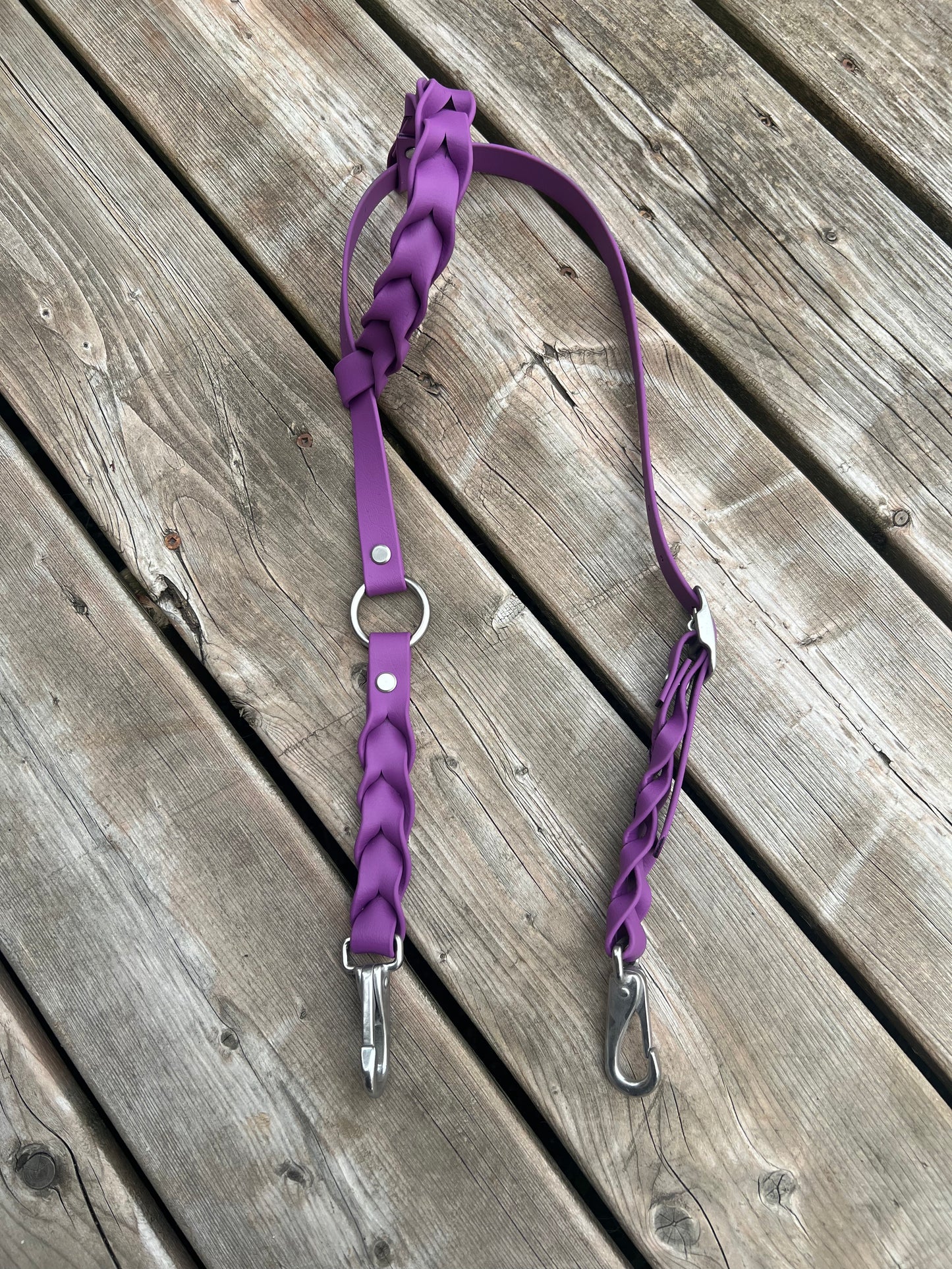 One-Ear Fully Braided BioThane Headstall – MaRivale Standard *Made to Order*